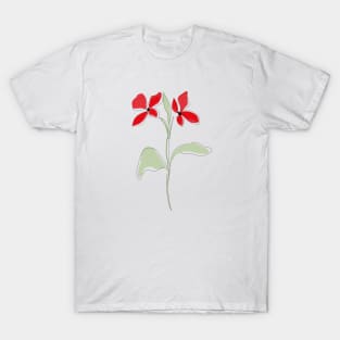 Watercolor flower T-Shirt